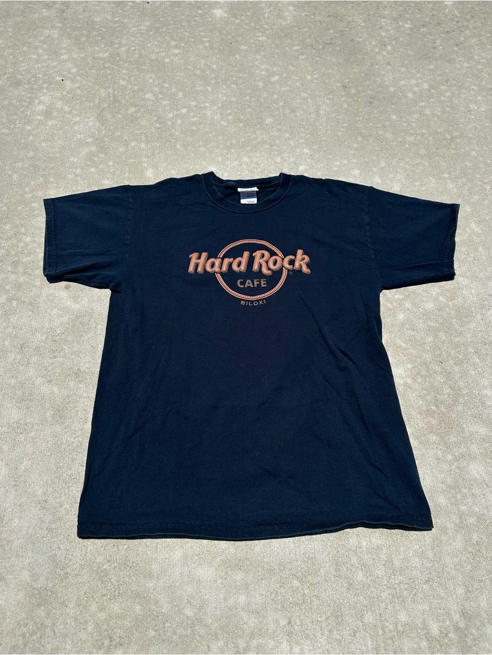 Hard Rock Cafe Biloxi Black T-Shirt with Copper Logo